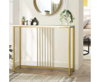 Oikiture Marble Dinning Table Console Table