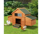 Alopet Chicken Coop Rabbit Hutch Large House Run Cage Wooden Outdoor Pet Hutch