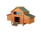 Alopet Chicken Coop Rabbit Hutch Large House Run Cage Wooden Outdoor Pet Hutch