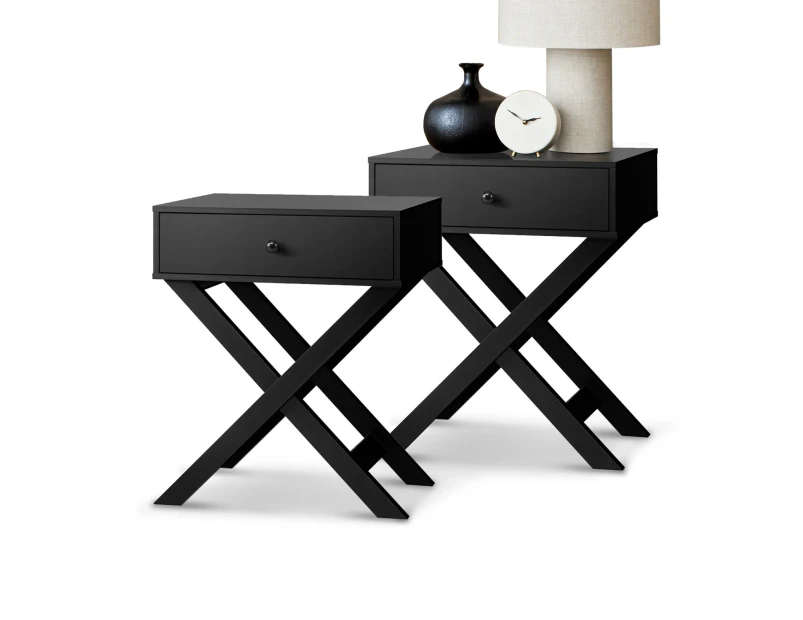 Oikiture Bedside Table Set of 2