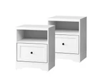 Oikiture Bedside Table Set of 2