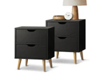 Oikiture Bedside Table Set of 2