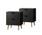 Oikiture Bedside Table Set of 2