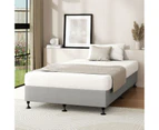 Oikiture Bed Frame King Single Bed Base Platform Grey