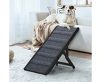 Alopet Dog Pet Ramp Adjustable Height Dogs Stairs Bed Sofa Car Foldable 90cm