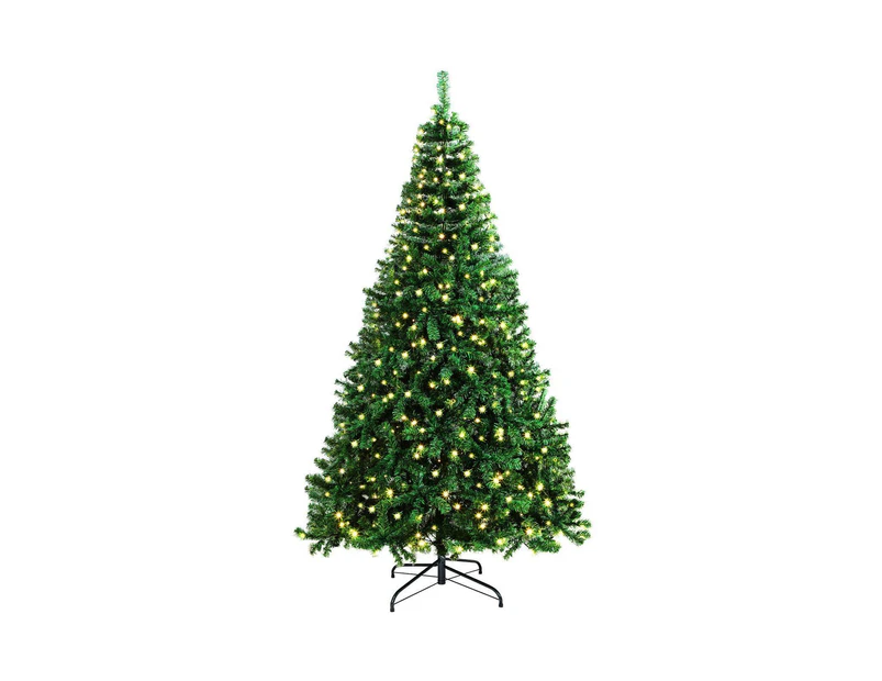 Mazam LED Christmas Tree 2.1M 7FT Xmas Trees Decorations Green 1050 Tips