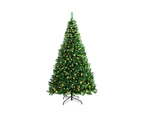 Mazam LED Christmas Tree 1.8M 6FT Xmas Trees Decorations Green 830 Tips