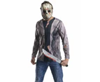 Marvel Jason Vorhees Friday The 13th Deluxe Mens Fancy Dress Up Costume