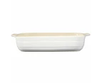 Baccarat Le Connoisseur Stoneware Lasagne Baking Dish Size 38cm in White