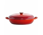 Baccarat Le Connoisseur Round French Saute Pan  31cm  Red