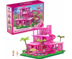 Mega Bloks Construx Barbie the Movie Replica Dreamhouse Building Kit (1795 Pieces)