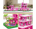 Mega Bloks Construx Barbie the Movie Replica Dreamhouse Building Kit (1795 Pieces)