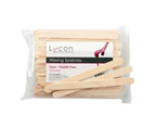 Lycon Disposable Waxing Spatulas Paddle Pop Stick 100 Pack