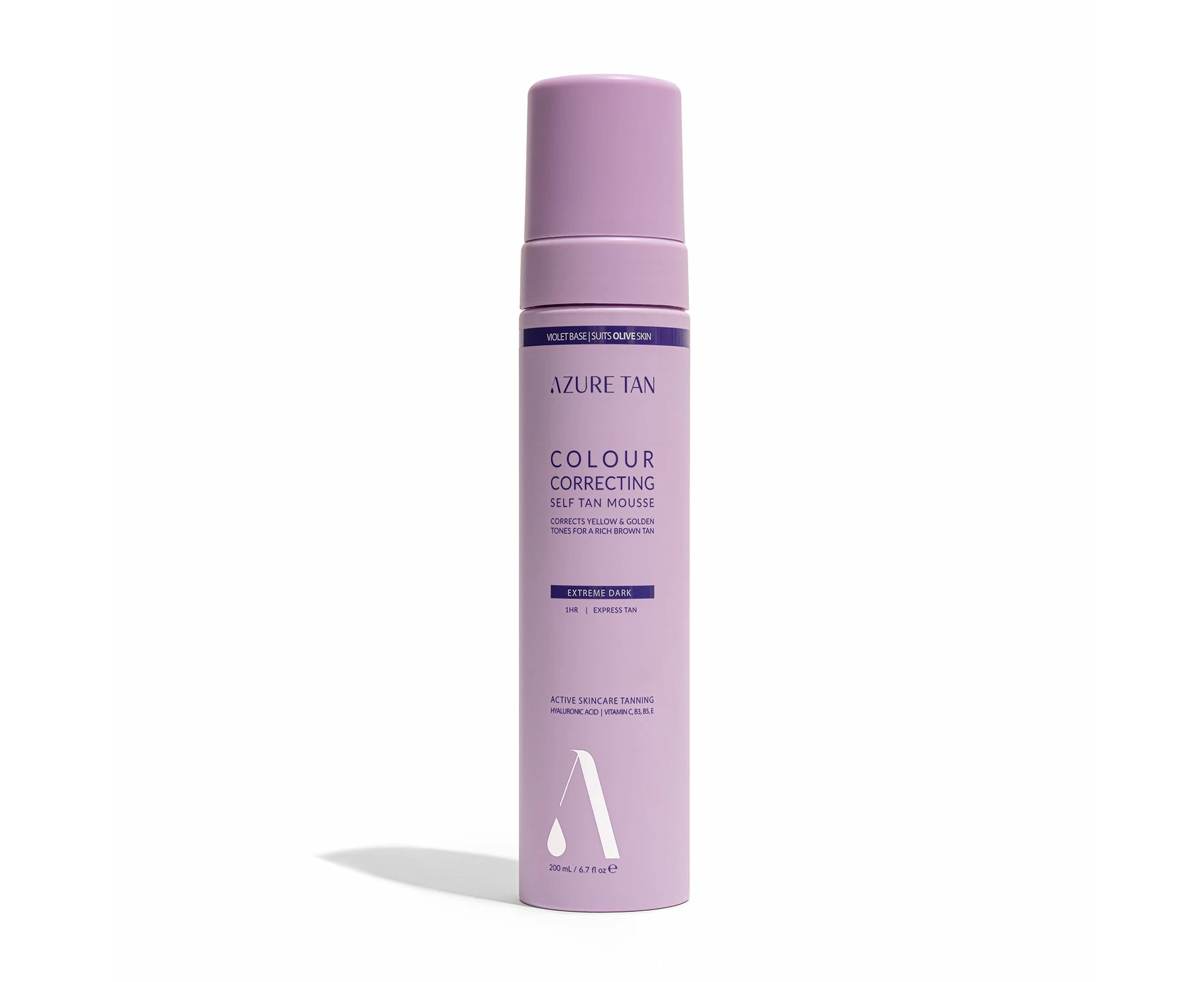 Azure Tan Self Tanning Mousse Violet Base-Extreme Dark 200ml