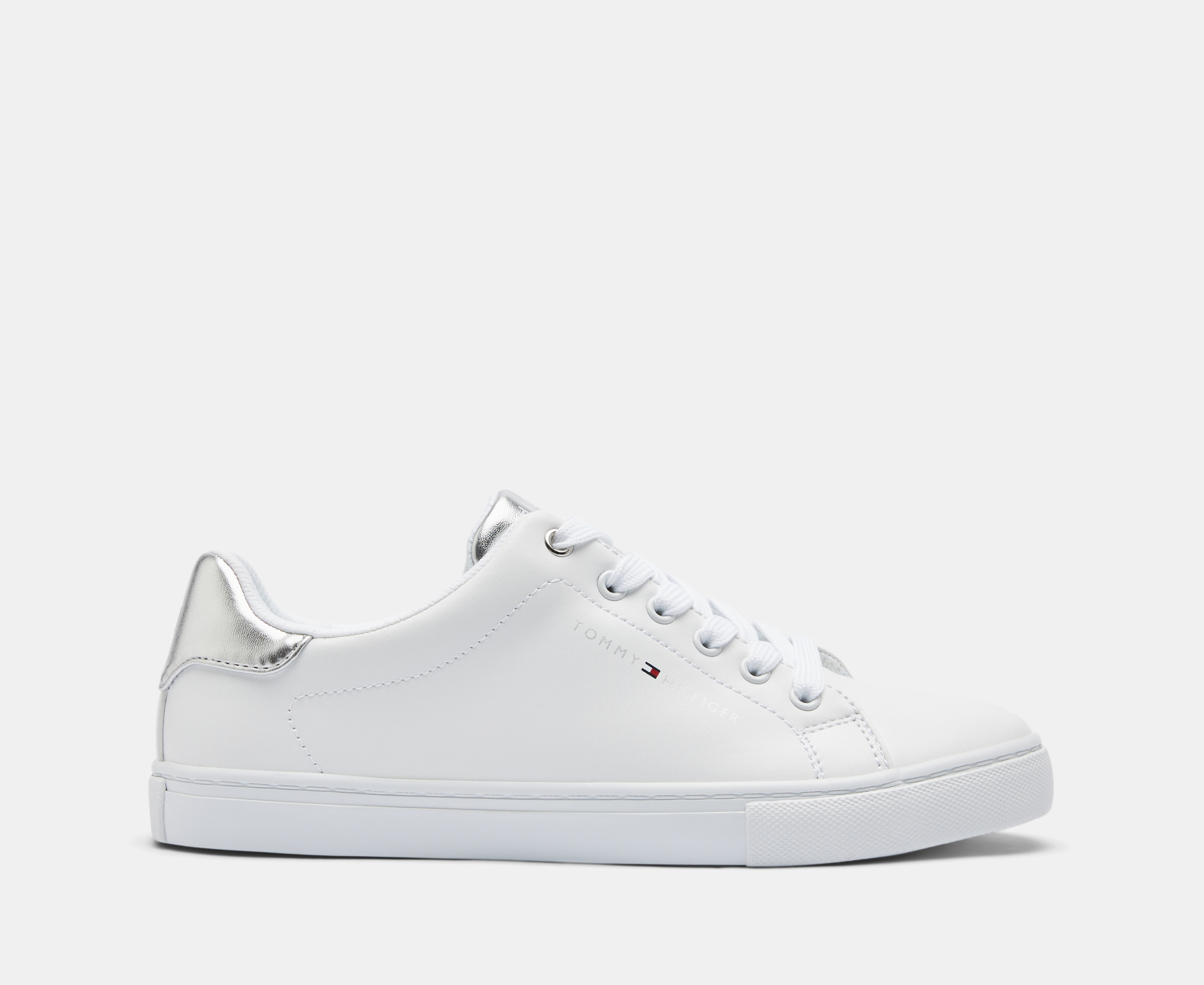 Tommy Hilfiger Women's Lyan Sneakers - White/Silver | Catch.com.au