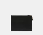 Marc Jacobs The Large Leather Wristlet - Black