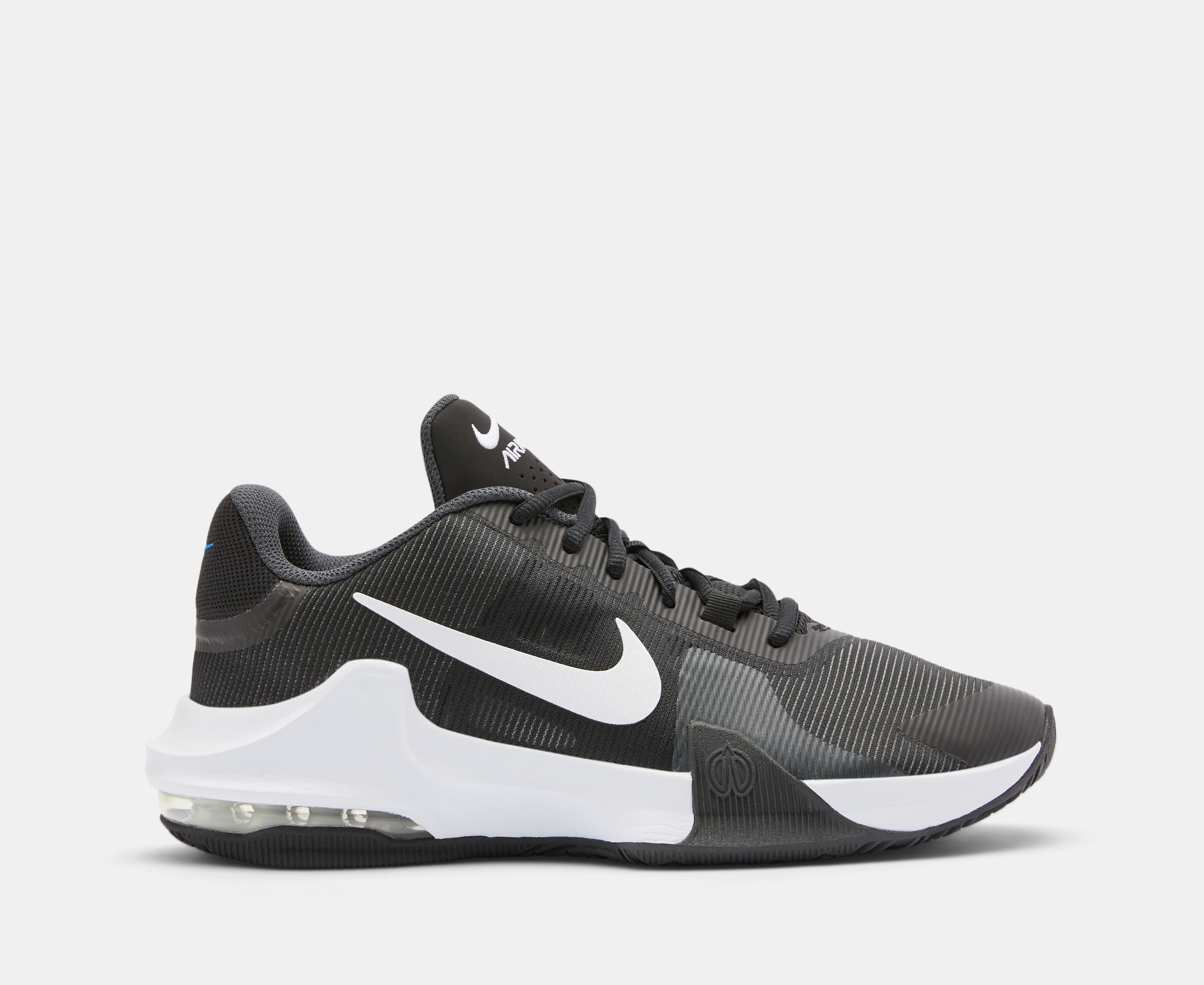 Nike Men's Air Max Impact 4 Basketball Shoes - Black/Anthracite/Racer ...