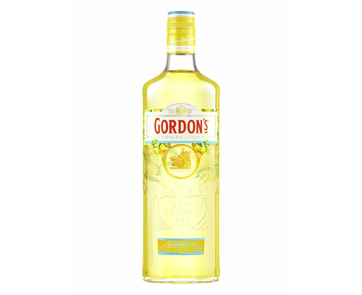 Gordon's Sicilian Lemon Distilled Gin 37.5% 700ml