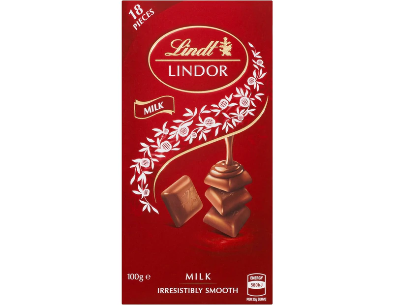 Lindt Lindor Milk Chocolate Block | 100g