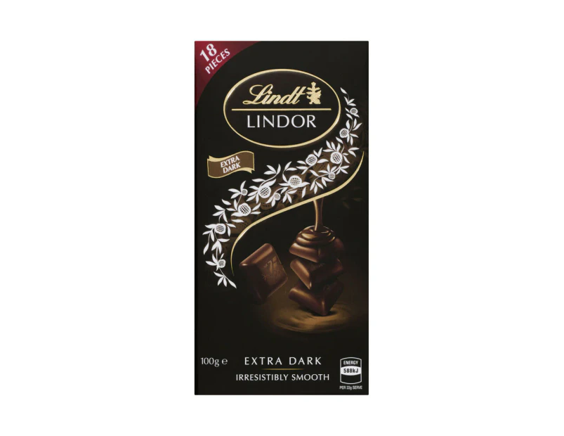 Lindt Lindor 60% Cocoa Dark Chocolate Block | 100g