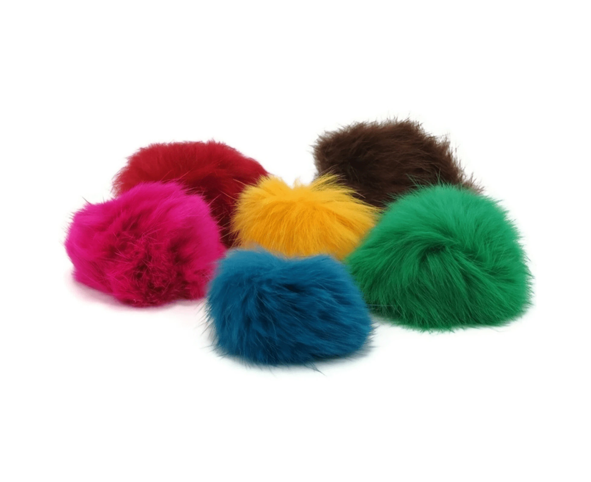 Go Cat Bat Arounds Fluffy Cat Toy in Assorted Colours - Pack of 3