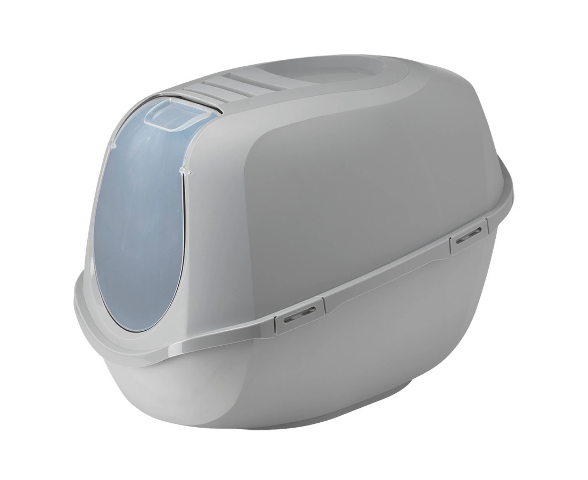 Moderna Mega Smart Extra Large Cat Litter Box, Titanium