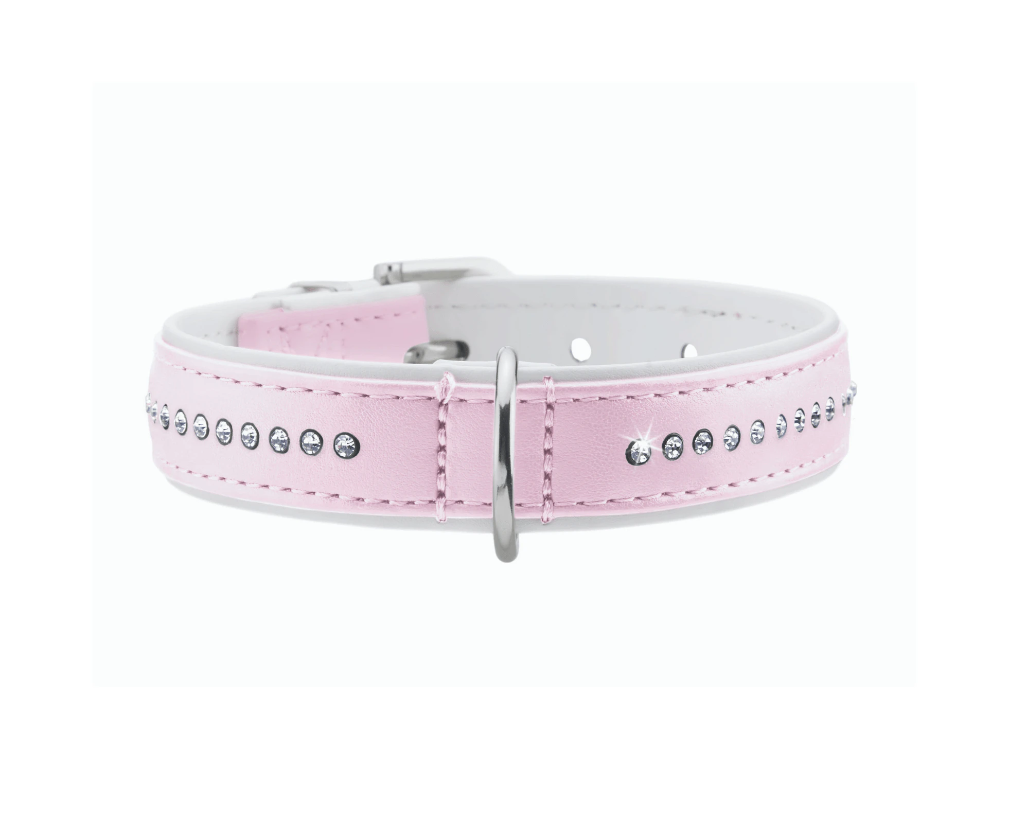 Hunter Modern Art Luxus Dog Collar, Pale Pink