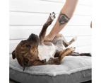 Luxury Dog Mattress Orthopedic, Storm Grey