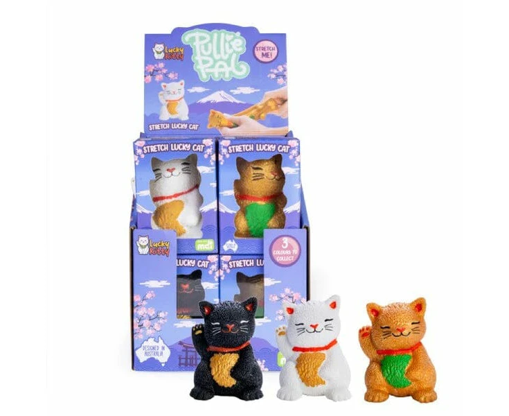 Pullie Pals Stretch Lucky Cat Assortment