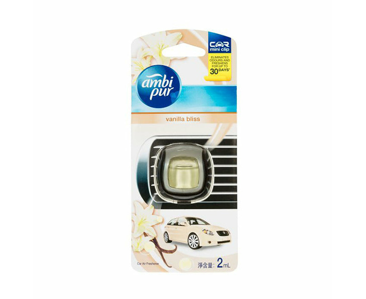 Ambi Pur Car Mini Vent Clip Air Freshener Fragrance Perfume 2ml. # Sky  Breeze 