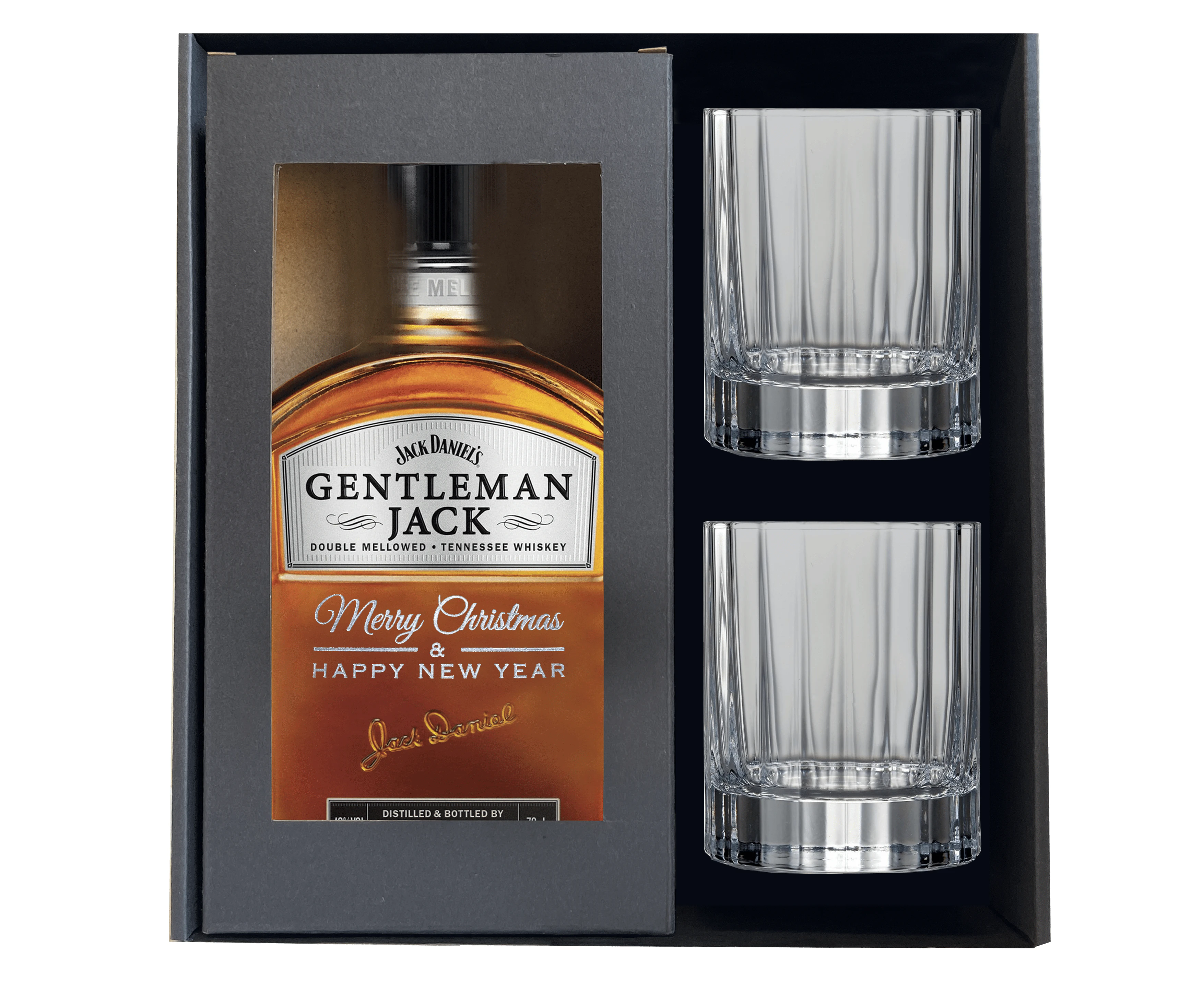 Christmas Edition Gentleman Jack and Glass Set Gift Box 700ml 40% ABV