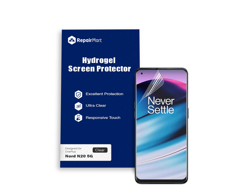 OnePlus Nord N20 5G Premium Hydrogel Screen Protector With Full Coverage Ultra HD - Double Pack, Basic Chinese Membrane