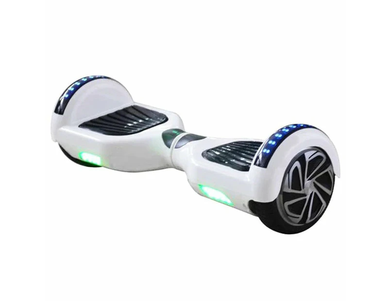 White 6.5inch Wheel Self Balancing Hoverboard Electric 2 Wheel Scooter Hover Board