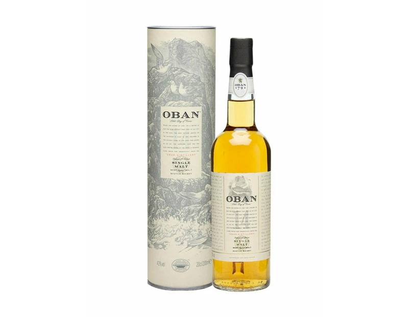 Oban 14 Year Old Single Malt Scotch Whisky Miniature 200ml