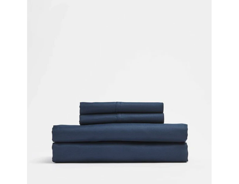 Target Cotton Blend Sheet Set - 1000 Thread Count - Blue