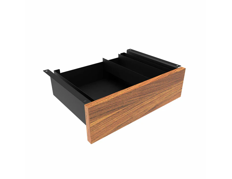 Desky Minimal Under Desk Drawer - Black / Prime Oak