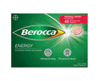 Berocca Energy Original Berry Effervescent Tabs 45
