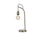 Nico Slim Table Desk Lamp Drop Light - Antique Brass