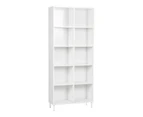 Maestro Furniture Ashley Collection 10-Cube Display Bookcase - White