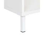 Maestro Furniture Ashley Collection 10-Cube Display Bookcase - White