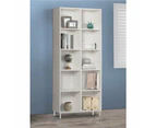 Maestro Furniture Ashley Collection 10-Cube Display Bookcase - White