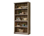 Lintel 5-Tier Sleek Wooden Bookcase Display Shelf - Salt Oak