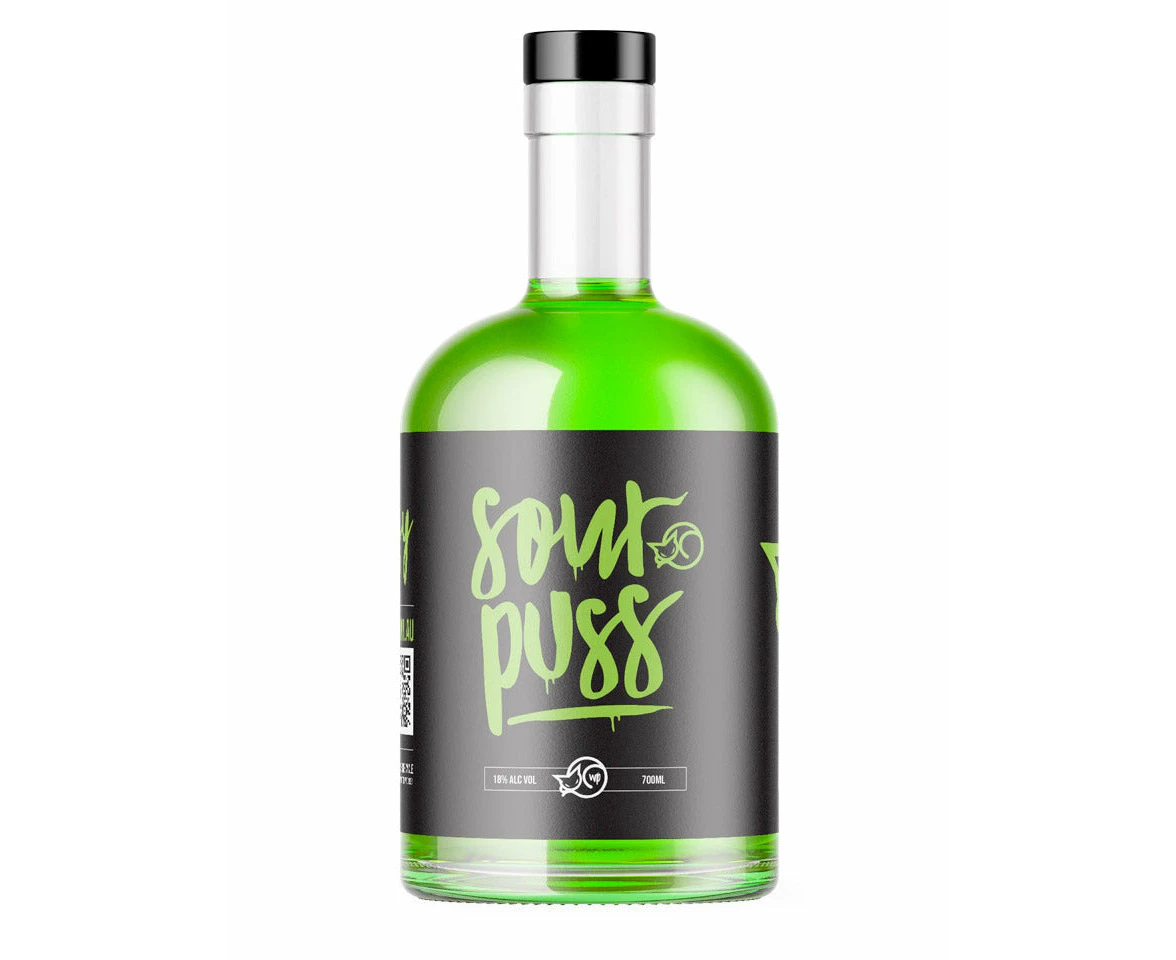 Sour Puss Apple Blended Liqueur 700ml