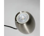 Millie Uplight LED Modern Elegant Table Lamp Desk Light - Satin Chrome