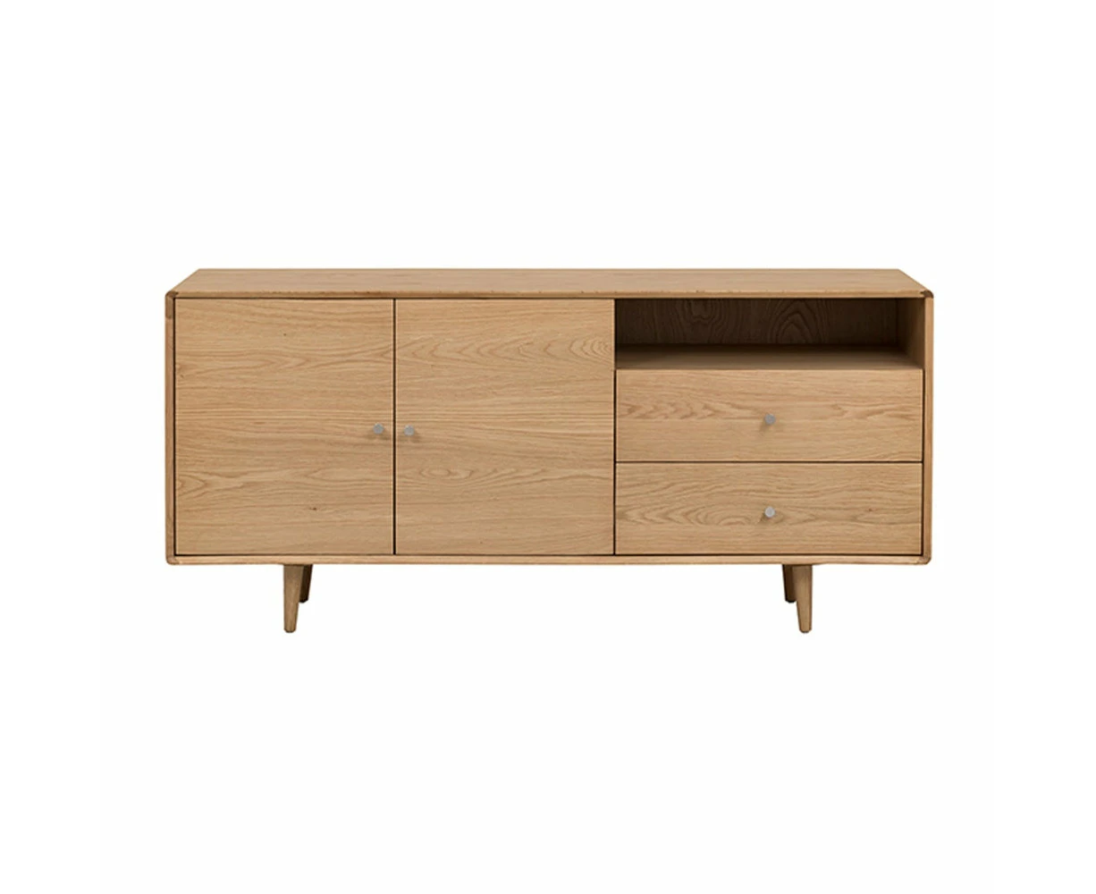 6IXTY Niche Buffet Unit Sideboard Wooden Storage Cabinet - Natural