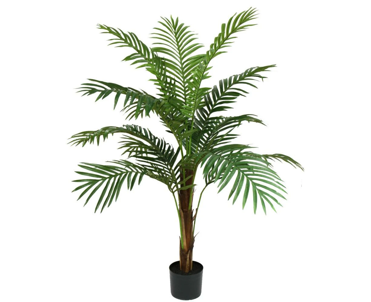 Glamorous Fusion Phoenix Palm Tree Artificial Fake Plant Decorative 122cm In Pot - Green