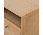 6IXTY Niche Nightstand Bedside Table Wooden Storage Cabinet - Natural