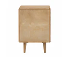 6IXTY Niche Nightstand Bedside Table Wooden Storage Cabinet - Natural