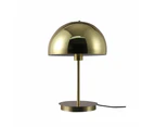 Toro Modern Semi Orb Metal Table Lamp Light Gold