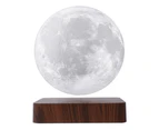 Magnetic Levitating 3D Moon Lamp LED light Desk Night Lamp - Dark Brown
